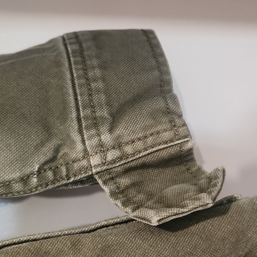 Madewell Khaki Utility Military Dispatch Cargo Green Jacket Size XXS - Picture 7 of 16